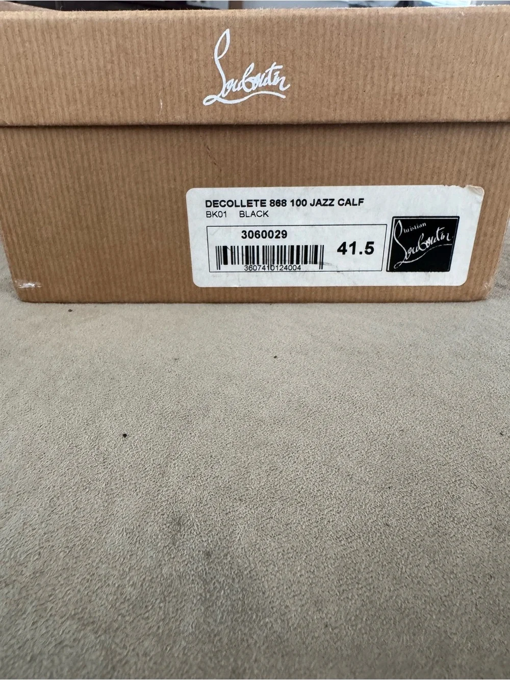 Christian Louboutin Black bells size 10.5 women’s